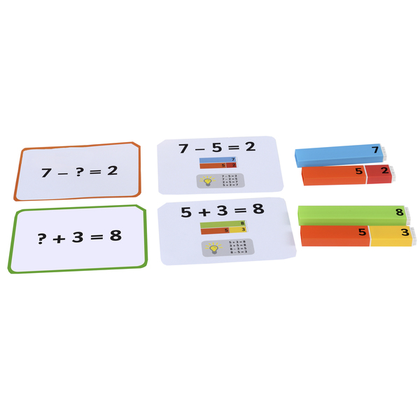 Educational Advantage Connecting Number Rods Work Cards 311